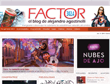 Tablet Screenshot of factorelblog.com